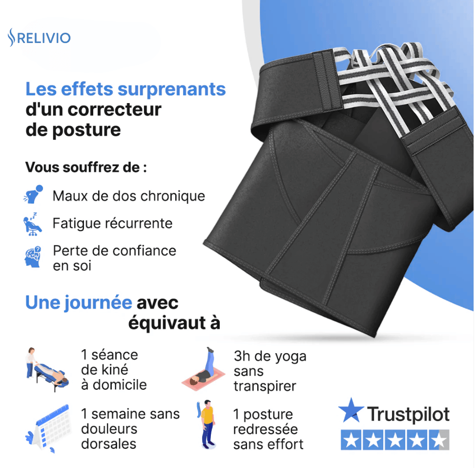 Relivio™ | Corrige la posture