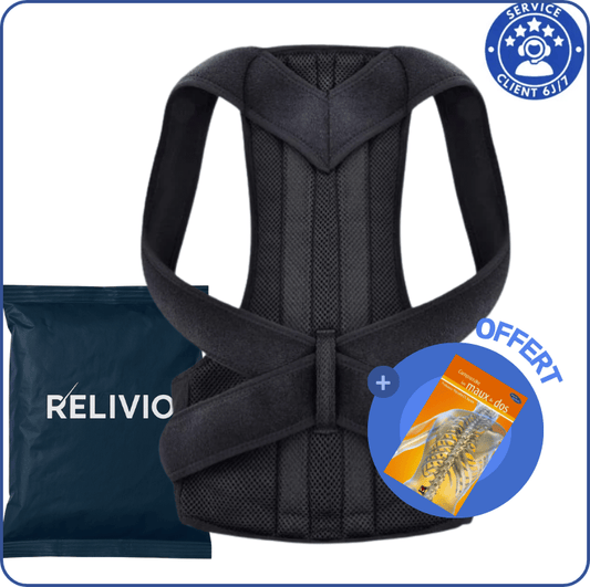 Correcteur de posture à double tige de maintien | RELIVIO™